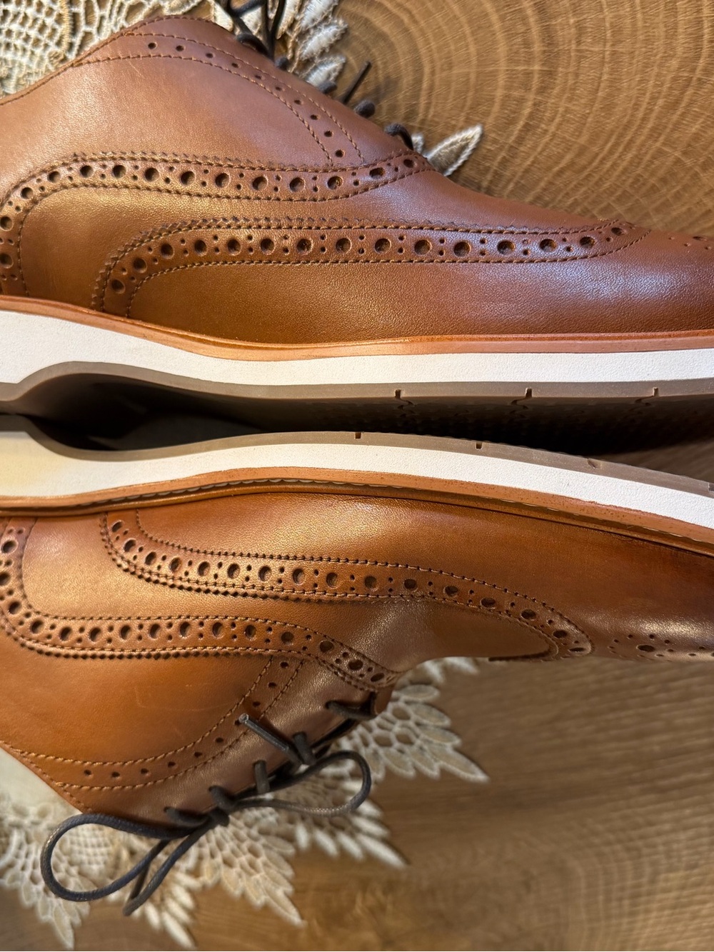 Men’s Cole Haan Wing Tipped Toe Oxfords made in Vietnam 12 M NWOB - Picture 5 of 10